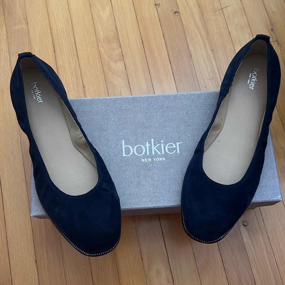 Botkier Navy Mason Ballet Flats Size 8.5